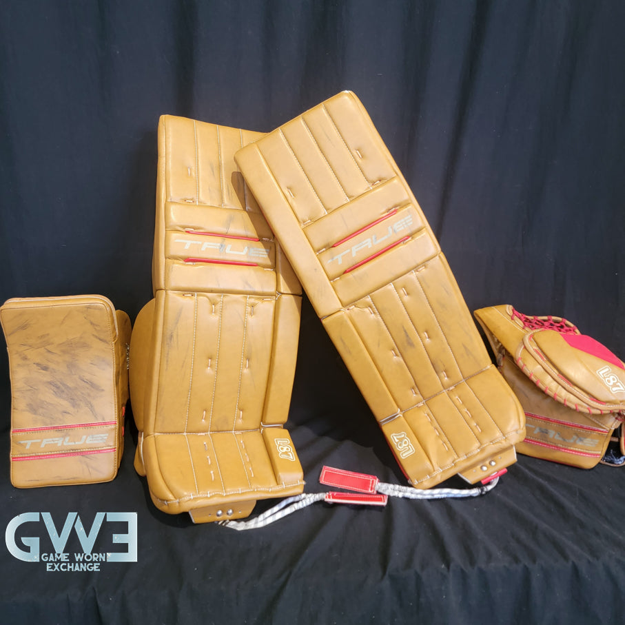 Ann-Renee Desbiens Game Used Goalie Pads 2023 Team Canada World Champi – Game Worn Exchange