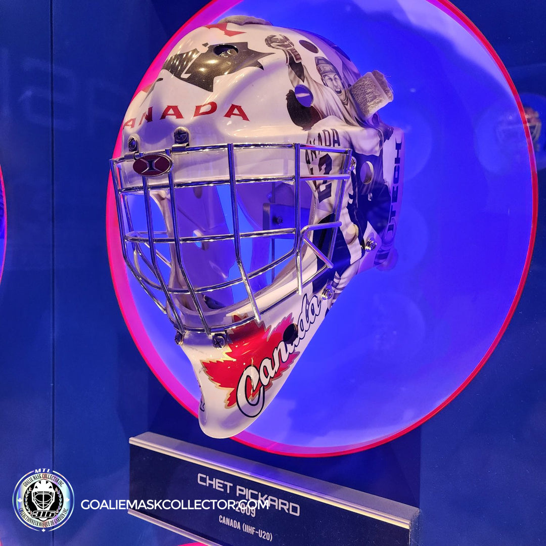 Chet Picard Goalie Mask Team Canada 2009- HHOF Hockey Hall of Fame