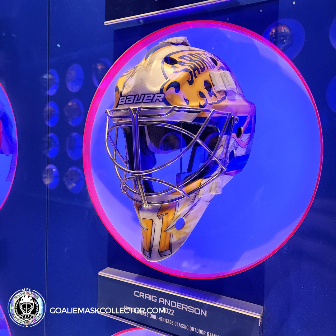 Craig Anderson Goalie Mask Buffalo Sabres 2022- HHOF Hockey Hall of Fame