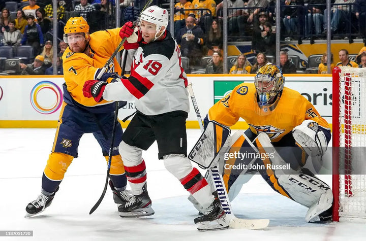 Pekka Rinne Game Used Goalie Pads 2019-20 Nashville Predators Photomatched AS-03091
