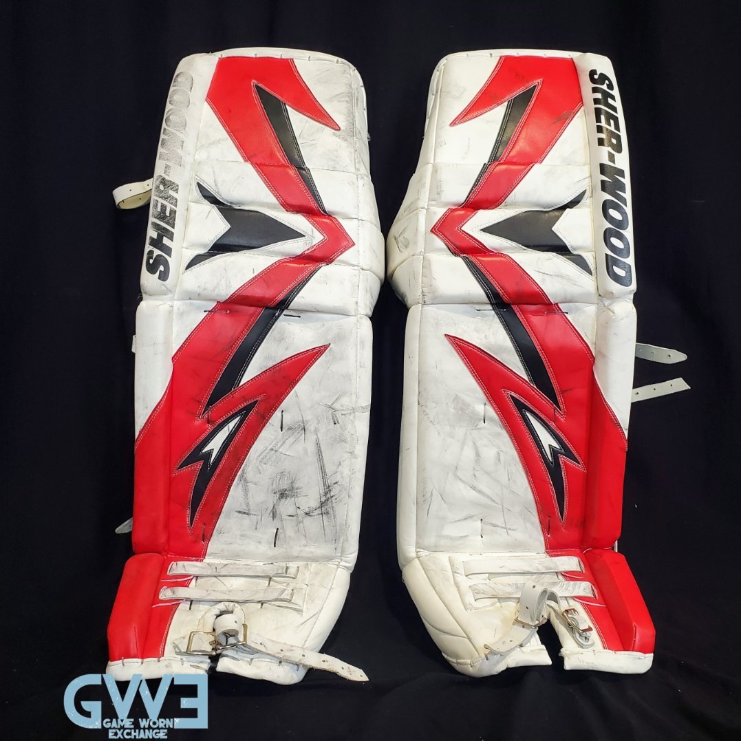 Martin Brodeur Game Used Goalie Pads 2010 Team Canada Olympics