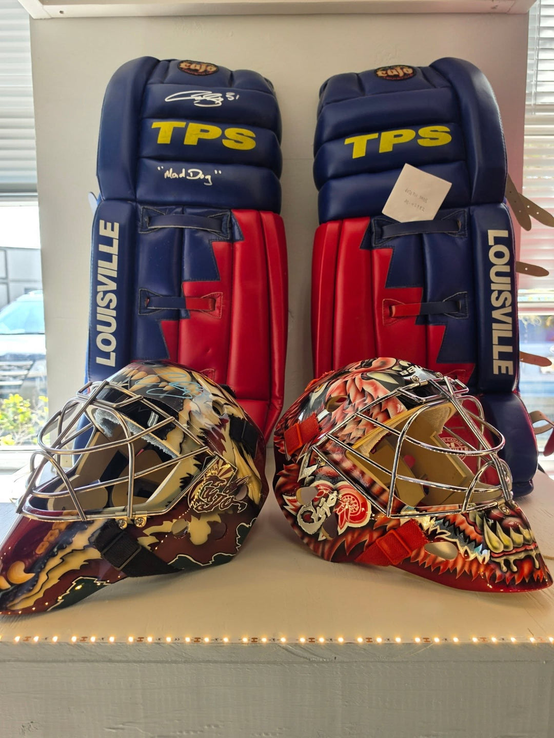 GWE Game Worn Exchange : CURTIS CUJO JOSEPH Display at the Store
