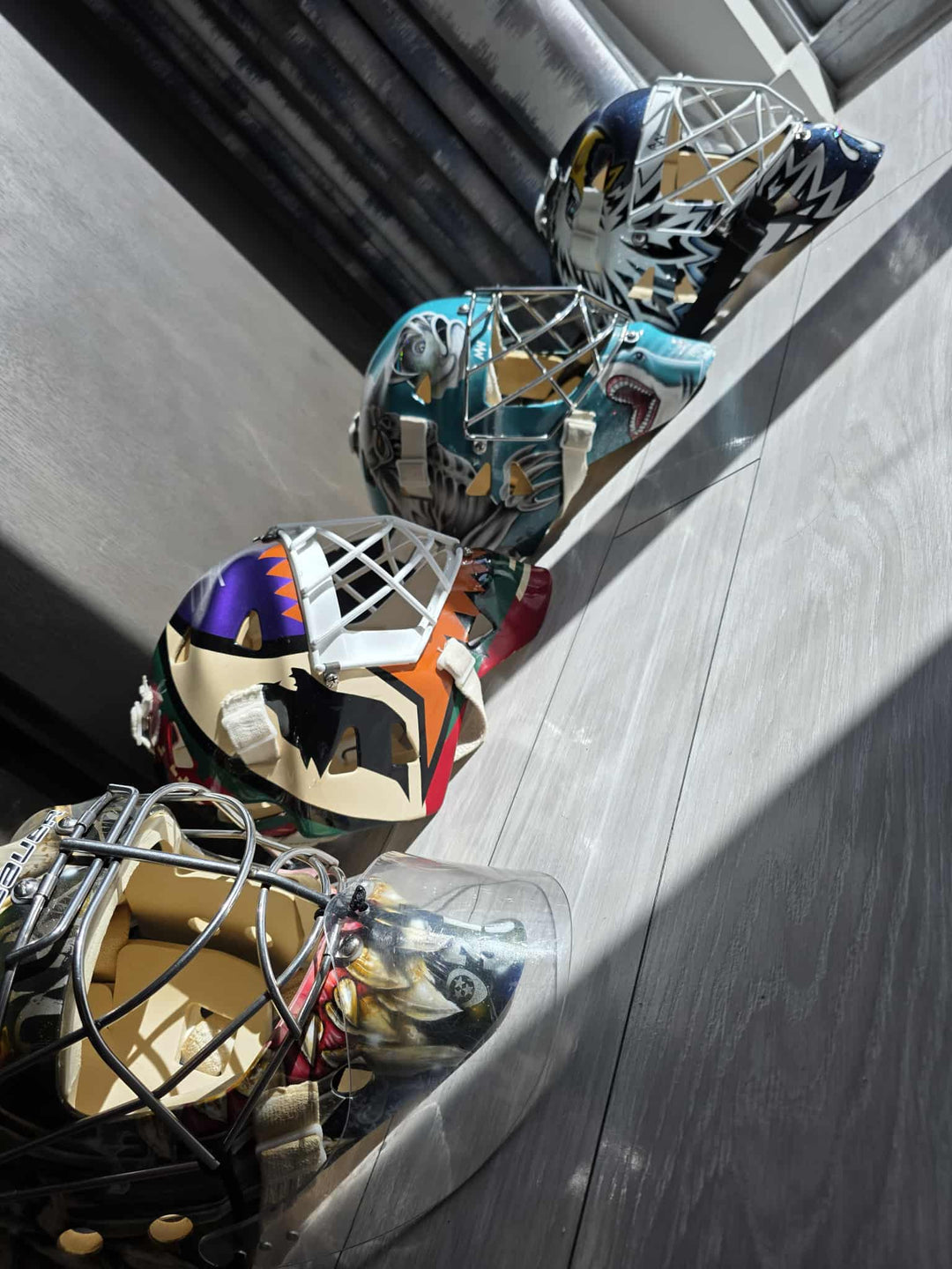 Featuring NHL Game Worn Goalie Masks in Miami!