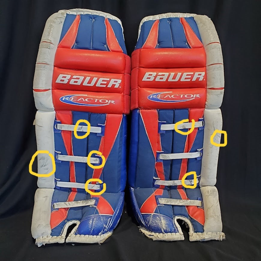 New Arrivals: Mike Richter Game Worn Pads & Cubberly Goalie Mask - New York Rangers