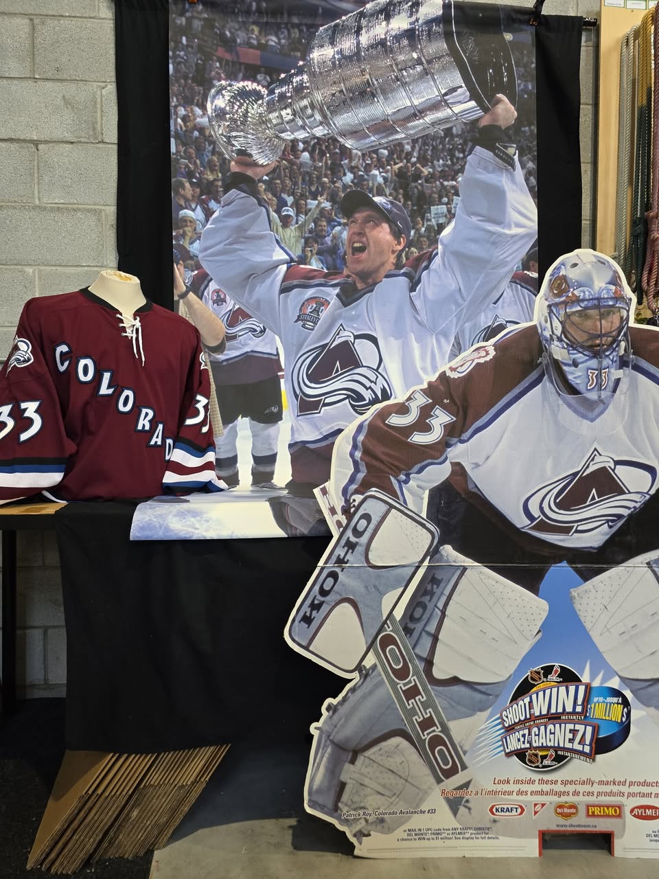 PATRICK ROY GAME WORN DAY!
