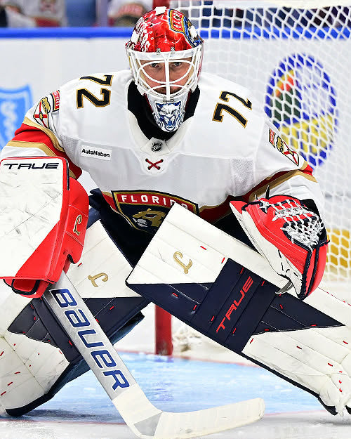 Game Worn Exchange: SERGEI BOBROVSKY 2026 Game Used PADS True Lefevre 11-29