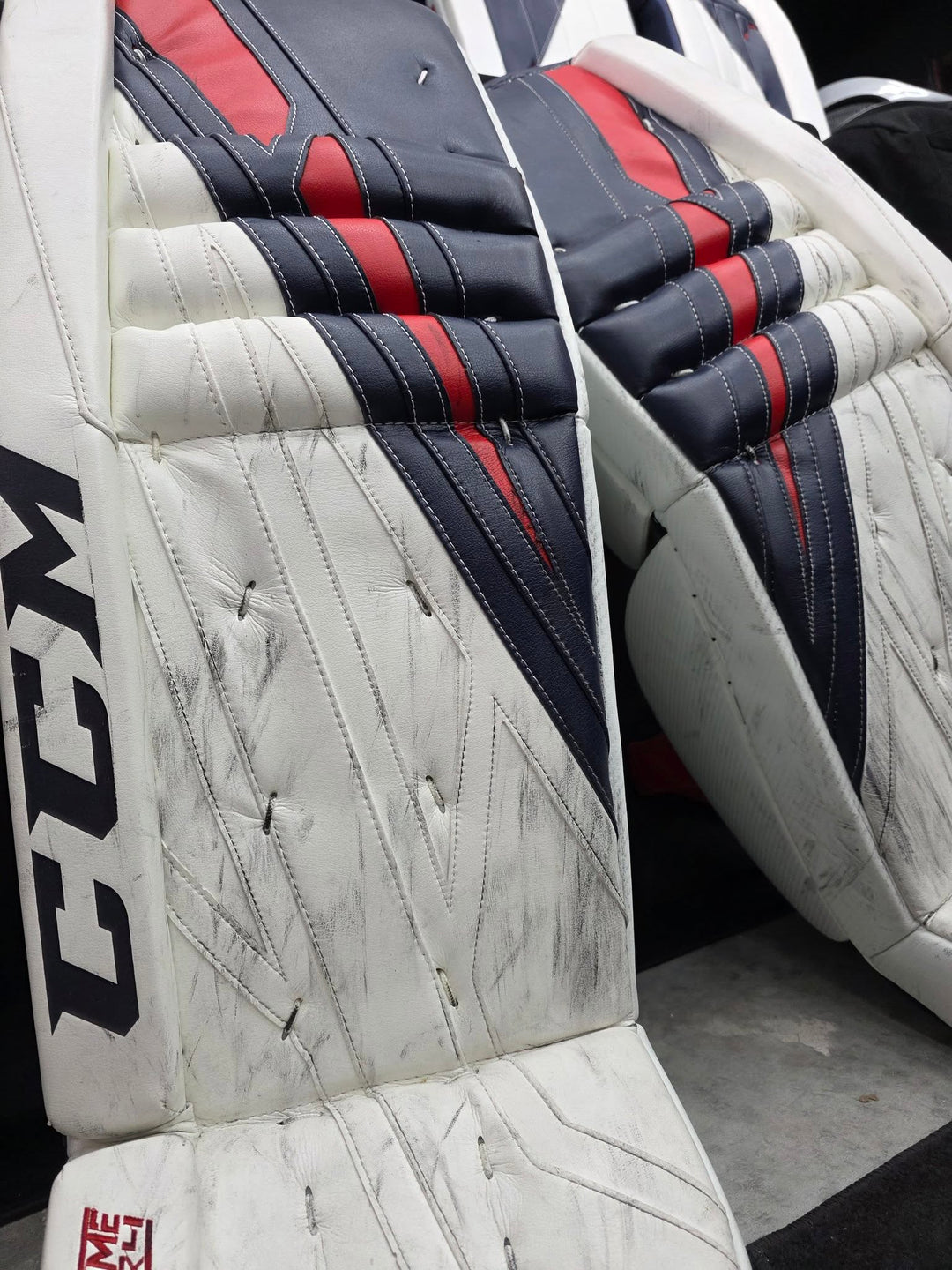GWE New Arrival: SERGEI BOBROVSKY GAME USED Pads Set Columbus Blue Jackets 11-26-2019