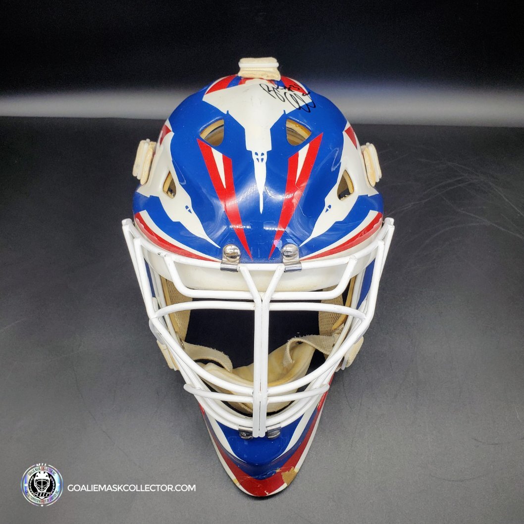 Jim Ralph Mask NHL Game Worn Used Goalie Masks – Game Worn Exchange