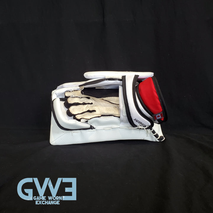 Craig Anderson Goalie Glove and Blocker 2015-2016 Ottawa Senators