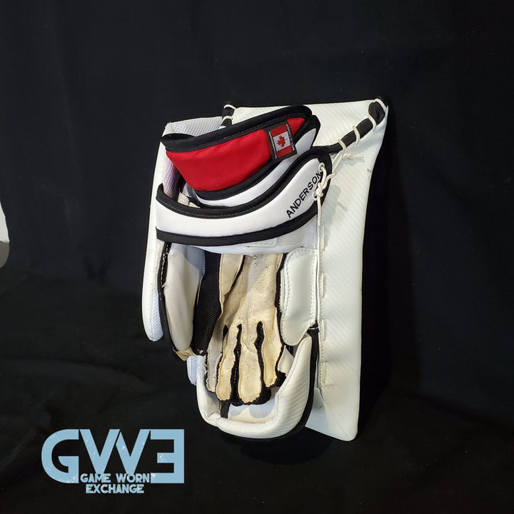 Craig Anderson Goalie Glove and Blocker 2015-2016 Ottawa Senators