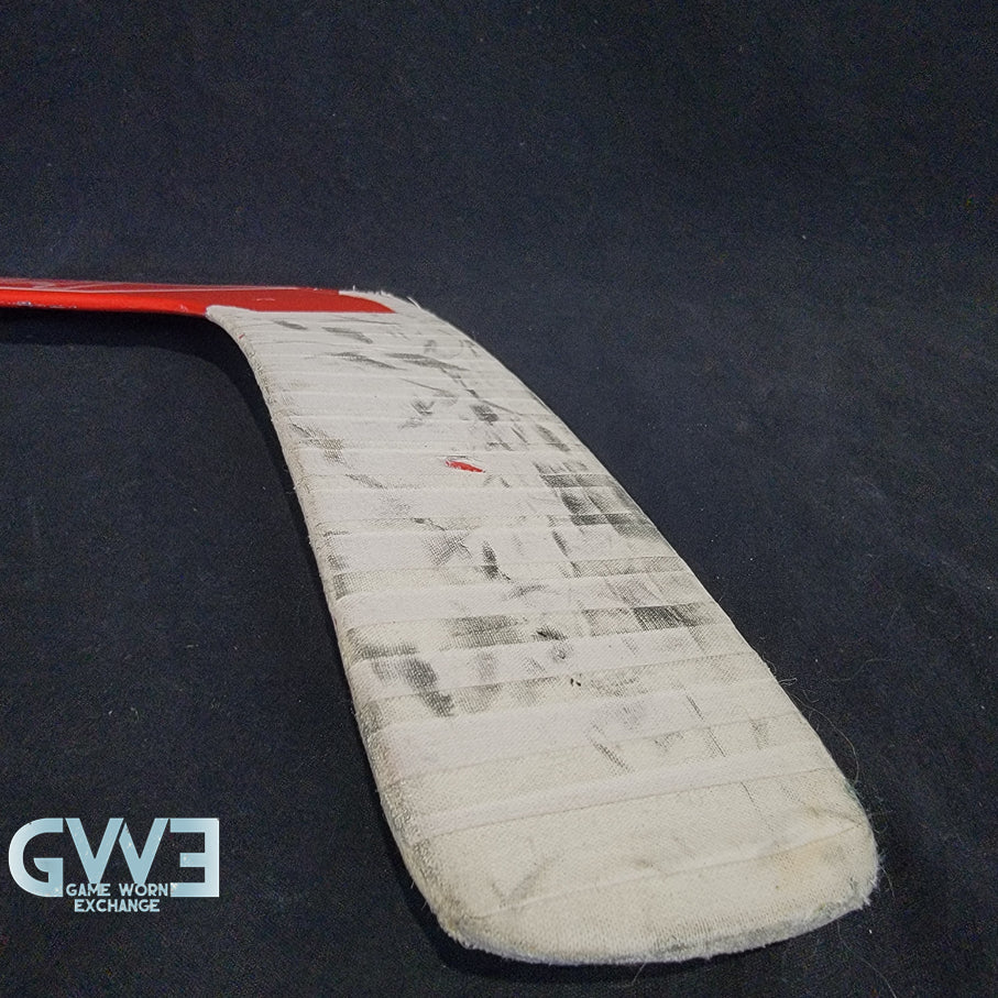 Ann-Renee Desbiens Game Used Goalie Stick 2024 Team Canada World Championship Gold Medal Winning Signed and Inscribed AS-03308