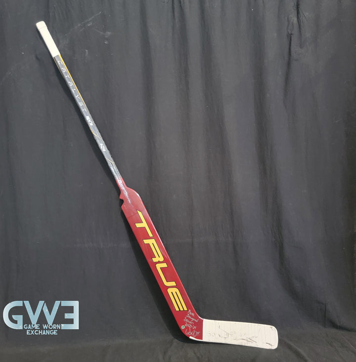 Ann-Renee Desbiens Game Used Goalie Stick 2023-24 Victoire De Montreal Inaugural Season Signed and Inscribed AS-03303