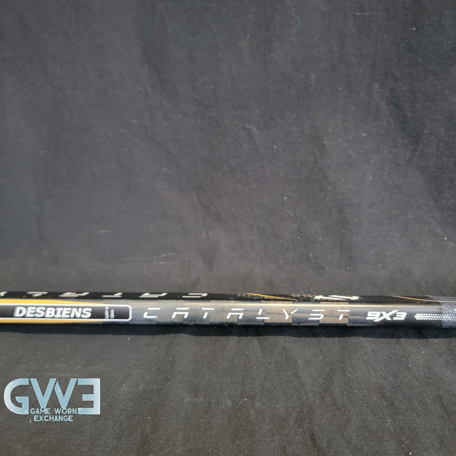Ann-Renee Desbiens Game Used Goalie Stick 2023-24 Victoire De Montreal Inaugural Season Signed and Inscribed AS-03303