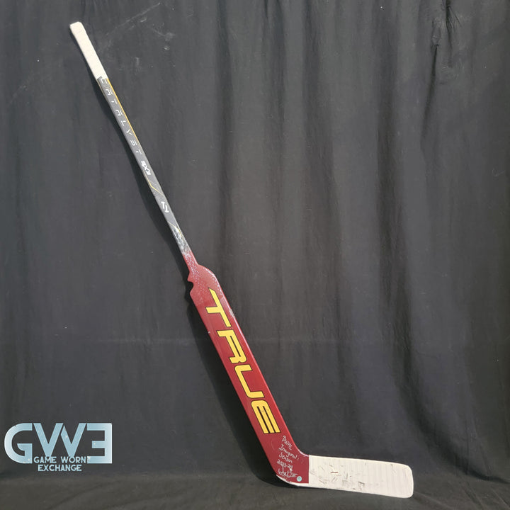 Ann-Renee Desbiens Game Used Goalie Stick 2023-24 Victoire De Montreal Inaugural Season Signed and Inscribed AS-03304