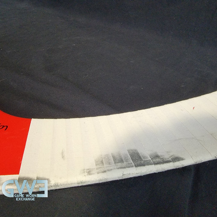 Ann-Renee Desbiens Game Used Goalie Stick 2024 Team Canada World Championship Gold Medal Winning Signed and Inscribed AS-03309