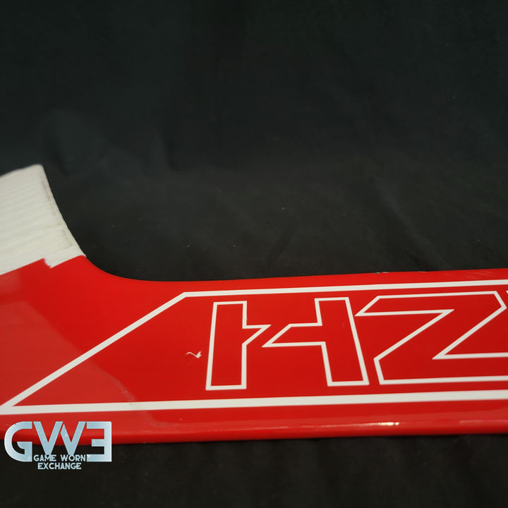 Ann-Renee Desbiens Game Used Goalie Stick 2024 Team Canada World Championship Gold Medal Winning Signed and Inscribed AS-03309