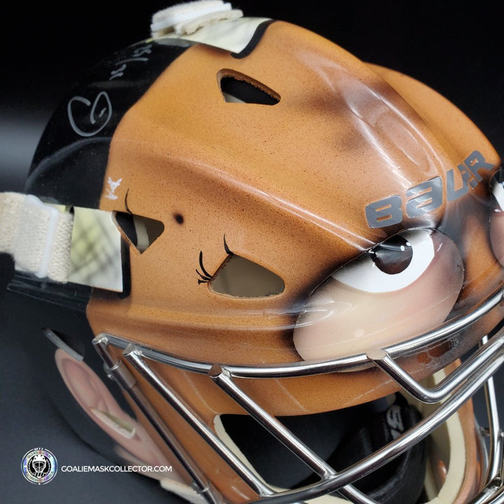 Carey Price Signed Goalie Mask 2011 Heritage Classic Montreal Canadiens Limited-Edition Goalie Mask #25/31 by Artist David Arrigo Painted on Bauer Shell - SOLD