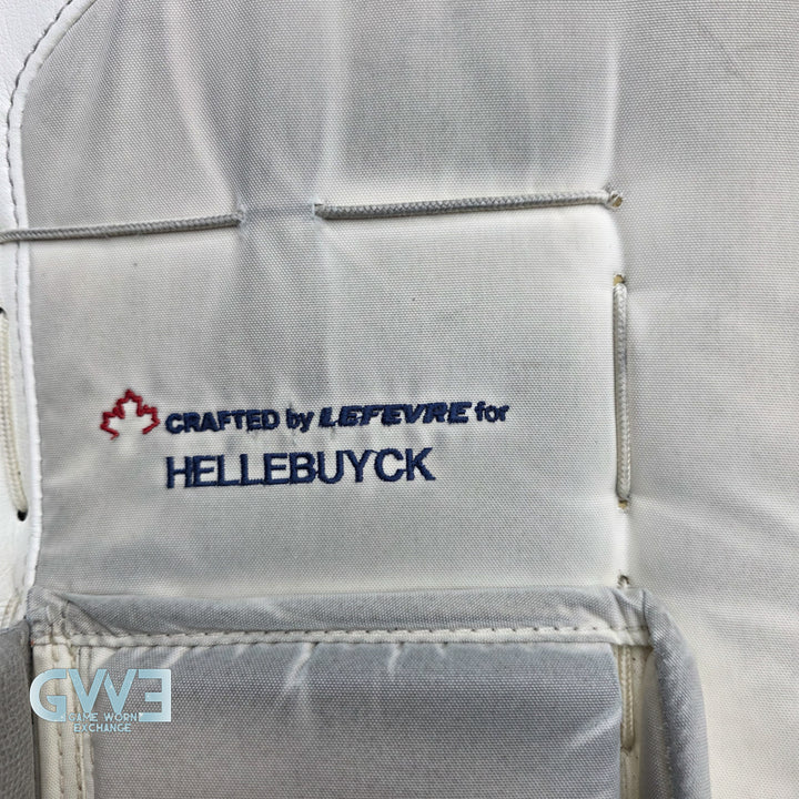 Connor Hellebuyck Game Used Goalie Pads 2022 Winnipeg Jets True Lefevre L20.2 Full Set Pro AS-02980