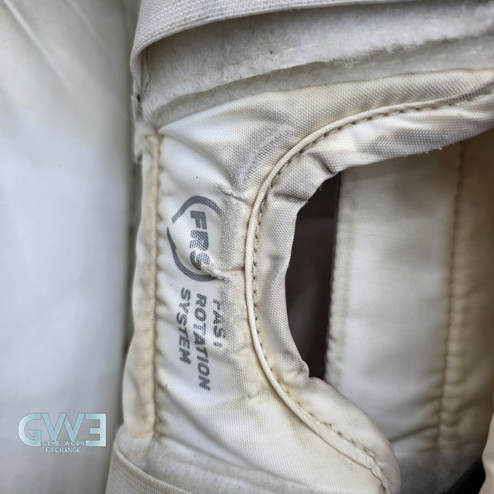 Connor Hellebuyck Game Used Goalie Pads 2022 Winnipeg Jets True Lefevre L20.2 Full Set Pro AS-02980