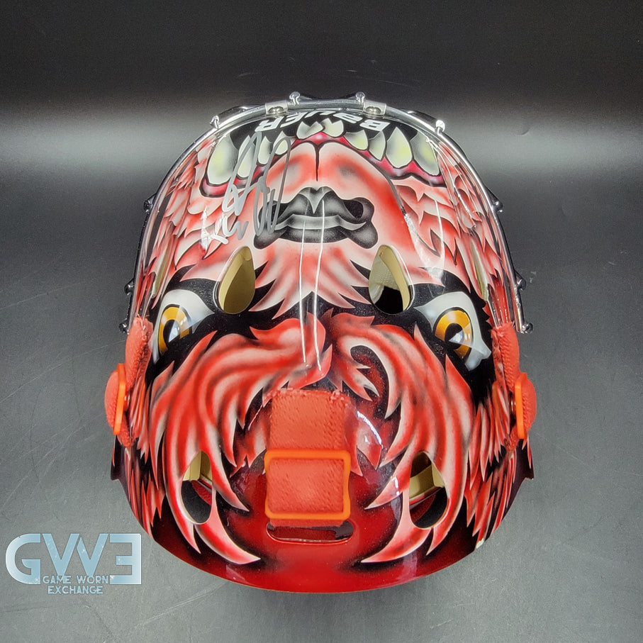 Curtis Joseph Game Issued Goalie Mask Detroit Red Wings Pro's Choice D – Game Worn Exchange