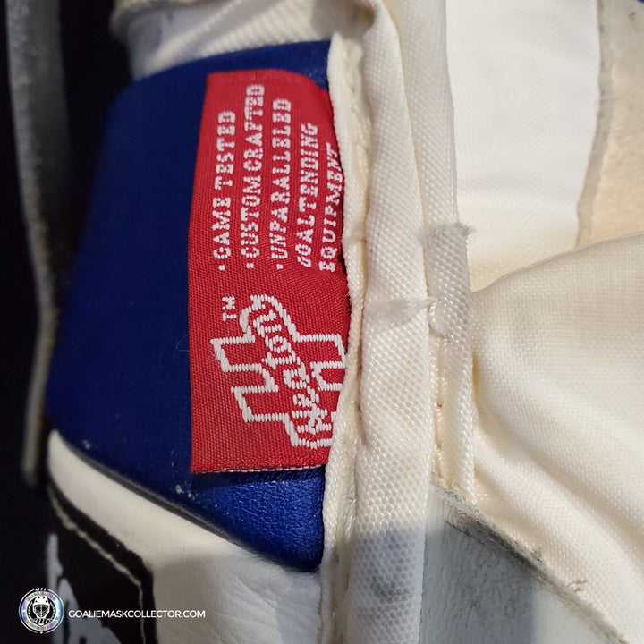 Dominik Hasek Game Worn Used Goalie Pads 1995 Buffalo Sabres Photo-Matched AS-02929 - SOLD