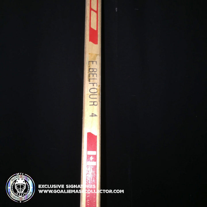 Ed Belfour Game Used Stick Signed RBK Reebok The 1999 Stanley Cup Champions Dallas Stars Inscribed "Jamie Great To Have Won The Cup With You" AS-01198 - SOLD