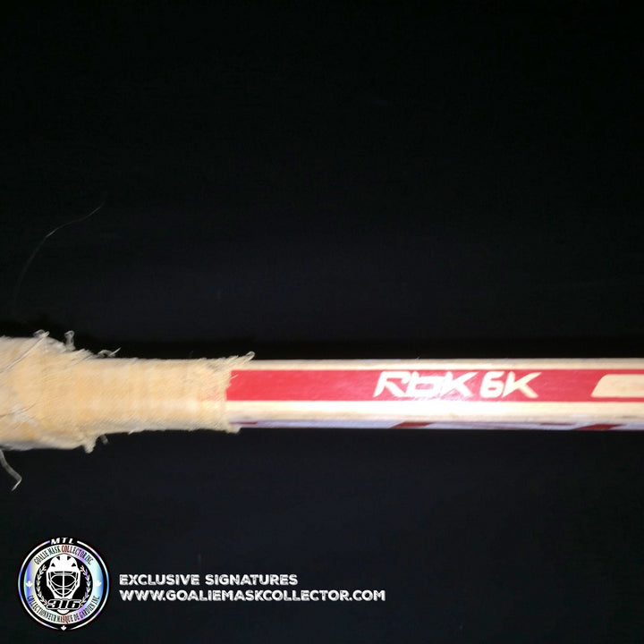 Ed Belfour Game Used Stick Signed RBK Reebok The 1999 Stanley Cup Champions Dallas Stars Inscribed "Jamie Great To Have Won The Cup With You" AS-01198 - SOLD