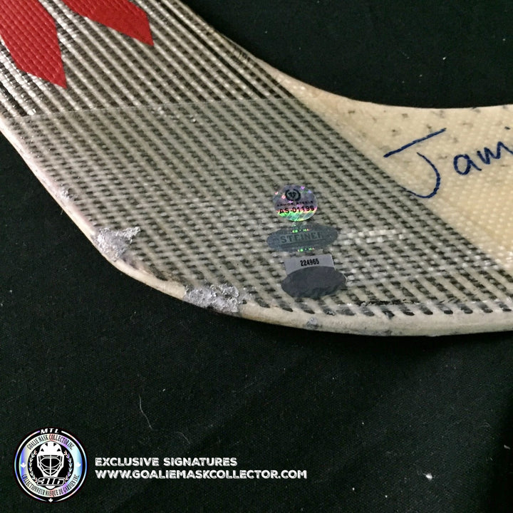 Ed Belfour Game Used Stick Signed RBK Reebok The 1999 Stanley Cup Champions Dallas Stars Inscribed "Jamie Great To Have Won The Cup With You" AS-01198 - SOLD