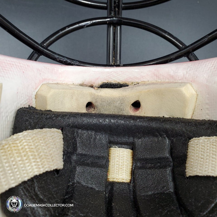 Grant Fuhr Game Worn Goalie Mask Calgary Flames Itech 1999-2000 Season Game Used Painted By Frank Cipra AS-02896