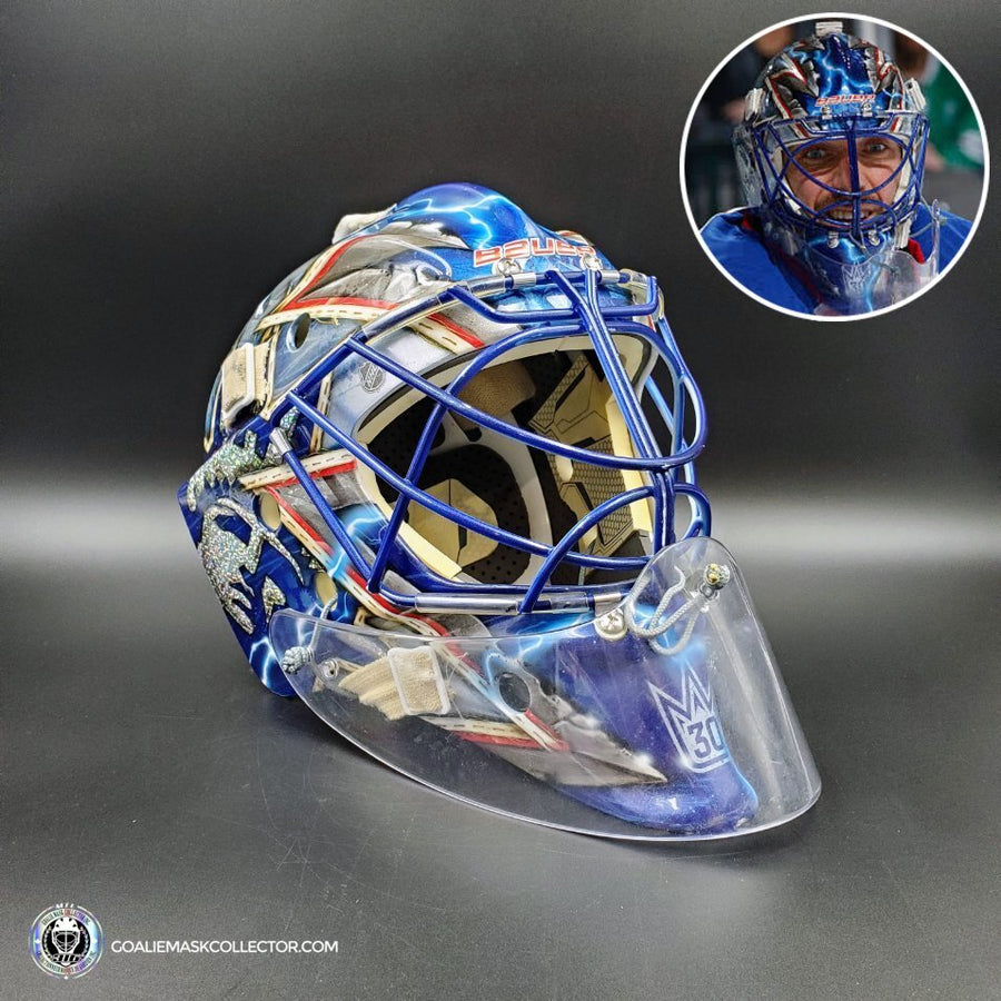 NHL Game Worn Used Goalie Masks – Game Worn Exchange