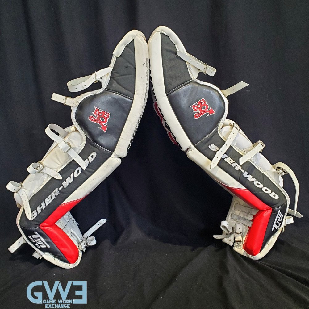 Martin Brodeur Game Used Goalie Pads 2010 Team Canada Olympics
