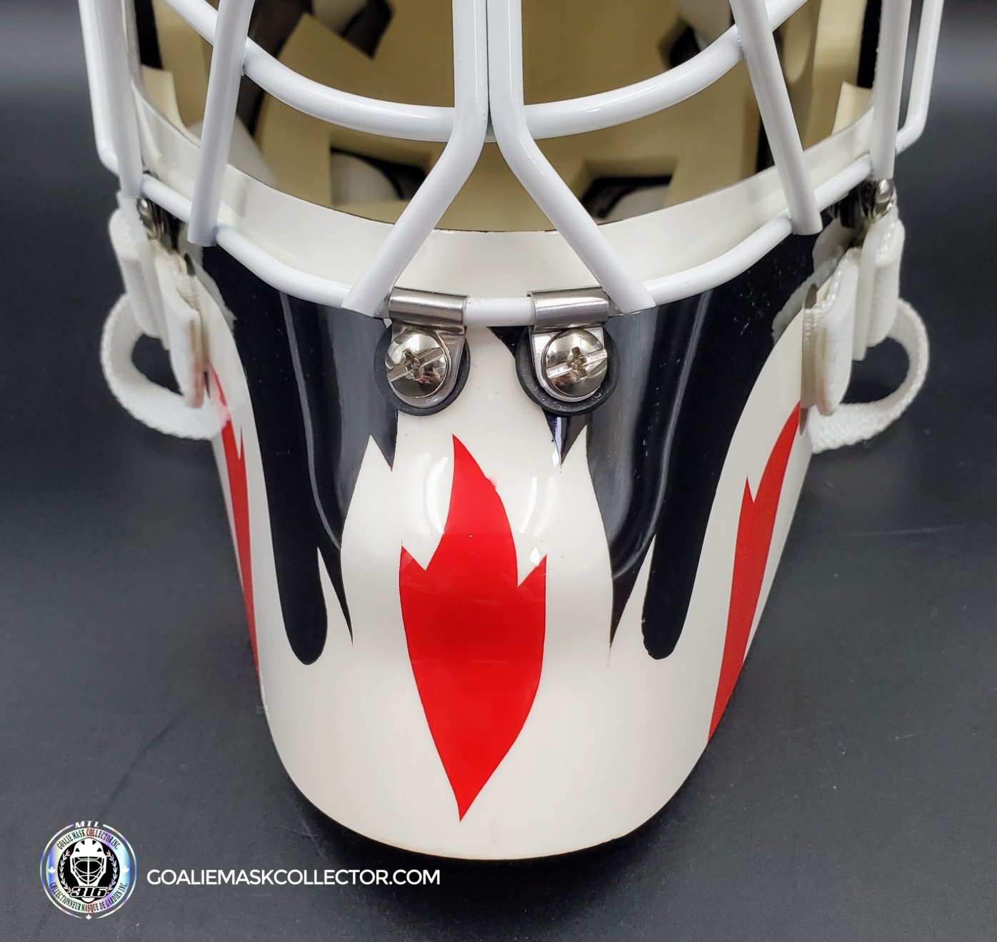 Martin Brodeur Signed Goalie Mask Classic New Jersey On 2003 Original Game Worn Exchange