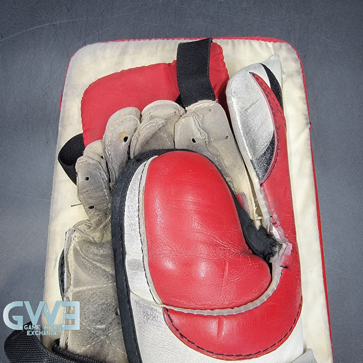 Martin Brodeur Signed Heaton Helite IV Goalie Glove & Blocker AS Edition Hard Signed AS-03578