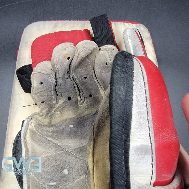 Martin Brodeur Signed Heaton Helite IV Goalie Glove & Blocker AS Edition Hard Signed AS-03578