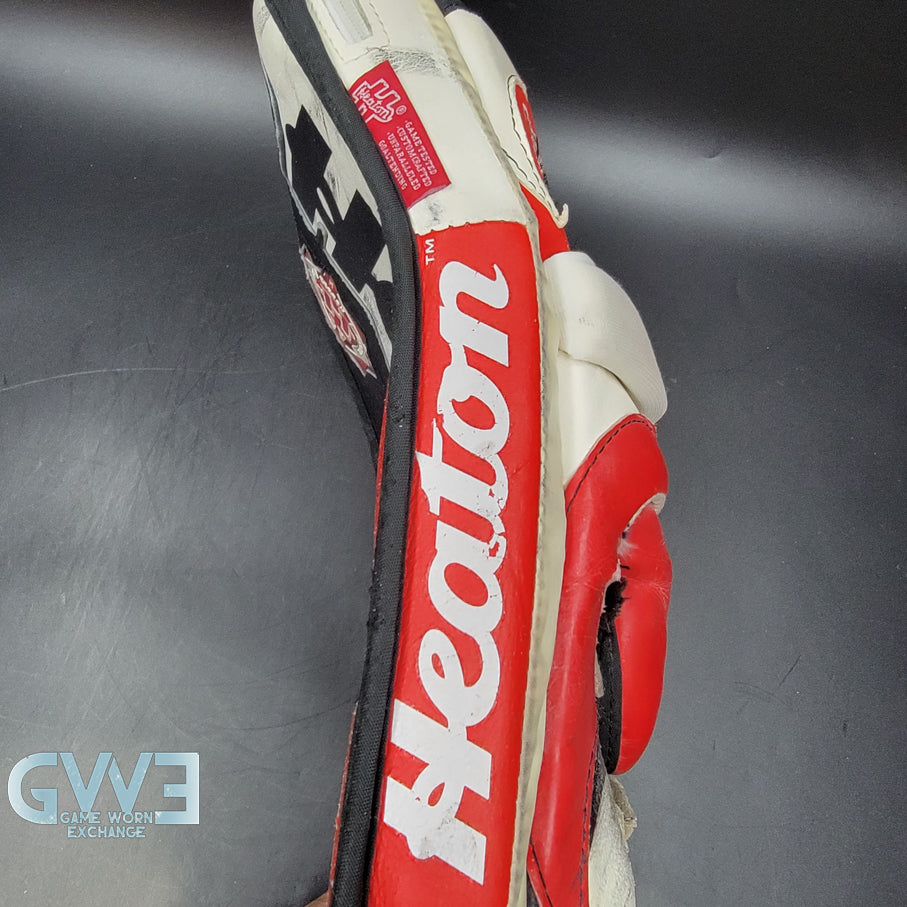 Martin Brodeur Signed Heaton Helite IV Goalie Glove & Blocker AS Edition Hard Signed AS-03578