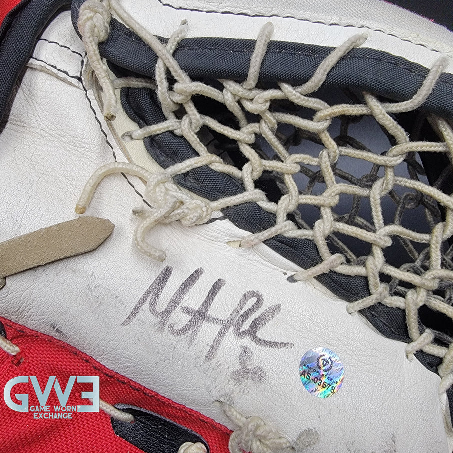 Martin Brodeur Signed Heaton Helite IV Goalie Glove & Blocker AS Edition Hard Signed AS-03578