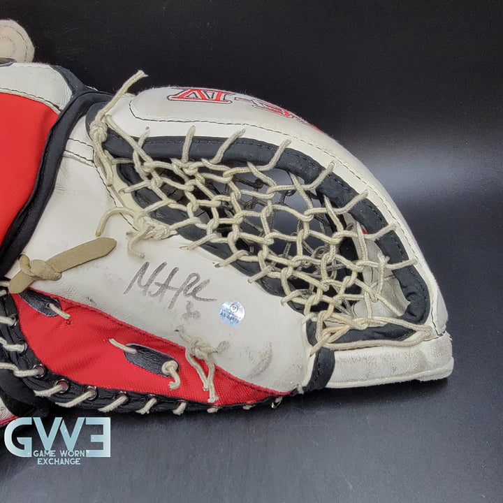 Martin Brodeur Signed Heaton Helite IV Goalie Glove & Blocker AS Edition Hard Signed AS-03578