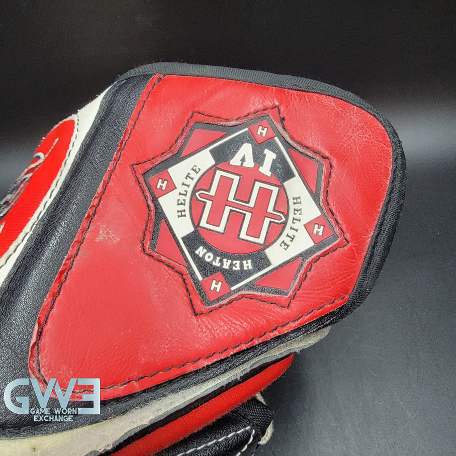 Martin Brodeur Signed Heaton Helite IV Goalie Glove & Blocker AS Edition Hard Signed AS-03578