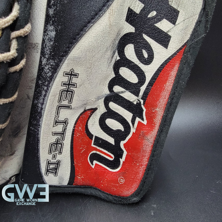 Martin Brodeur Signed Heaton Helite IV Goalie Glove & Blocker AS Edition Hard Signed AS-03578