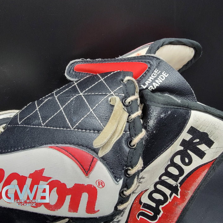 Martin Brodeur Signed Heaton Helite IV Goalie Glove & Blocker AS Edition Hard Signed AS-03578