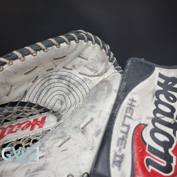 Martin Brodeur Signed Heaton Helite IV Goalie Glove & Blocker AS Edition Hard Signed AS-03578
