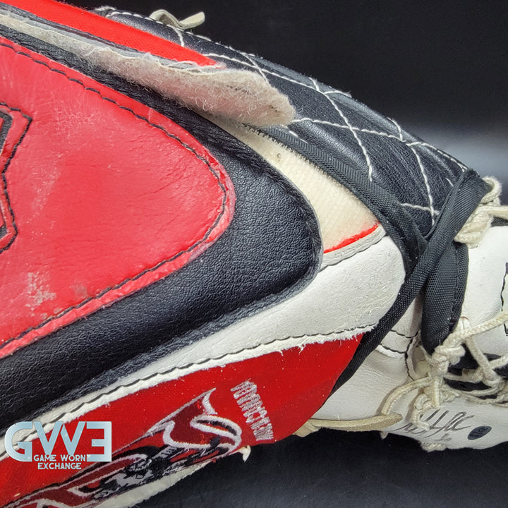 Martin Brodeur Signed Heaton Helite IV Goalie Glove & Blocker AS Edition Hard Signed AS-03578