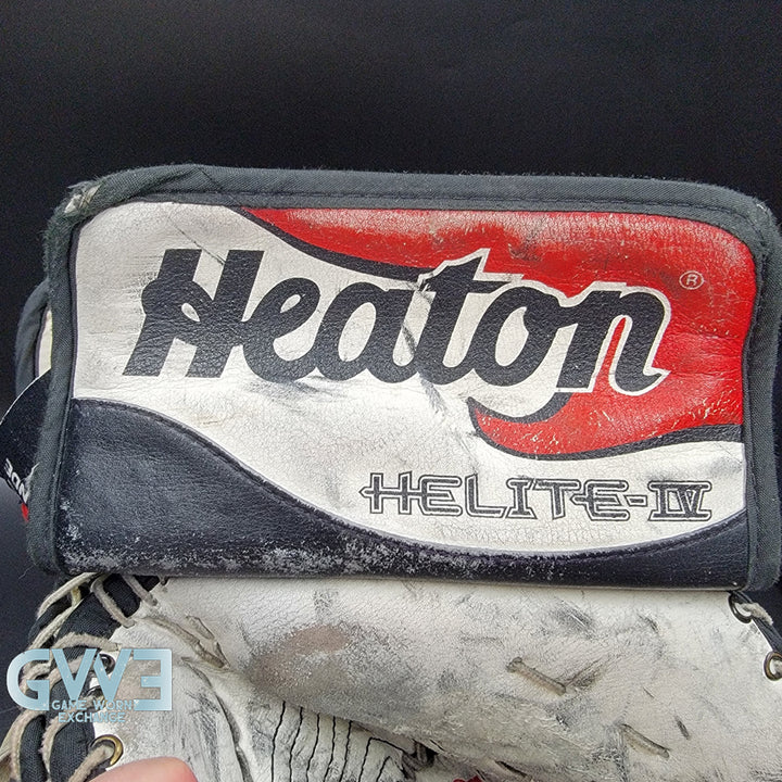 Martin Brodeur Signed Heaton Helite IV Goalie Glove & Blocker AS Edition Hard Signed AS-03578