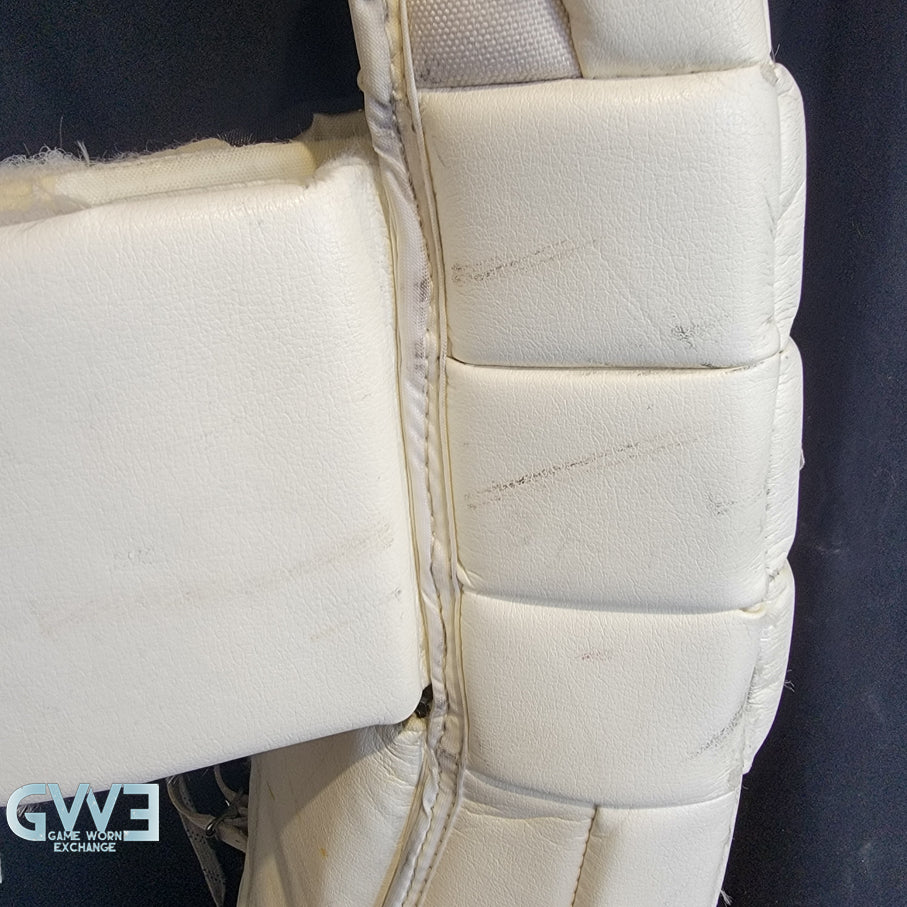 Martin Brodeur Style Goalie Pads 2010 Team Canada Olympics & 2009-10 New Jersey Devils Tribute Sherwood Model AS-03151