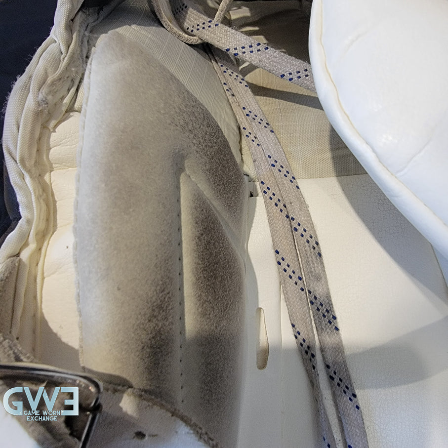 Martin Brodeur Style Goalie Pads 2010 Team Canada Olympics & 2009-10 New Jersey Devils Tribute Sherwood Model AS-03151
