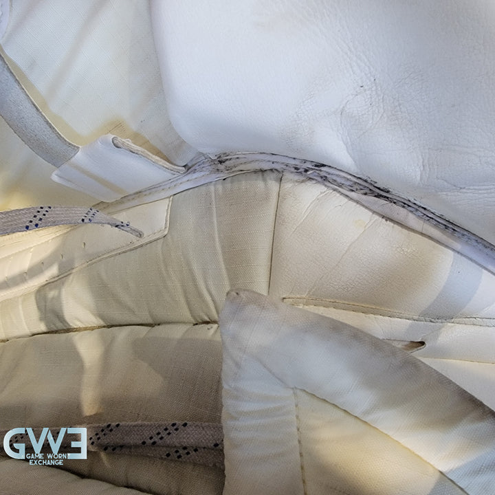 Martin Brodeur Style Goalie Pads 2010 Team Canada Olympics & 2009-10 New Jersey Devils Tribute Sherwood Model AS-03151