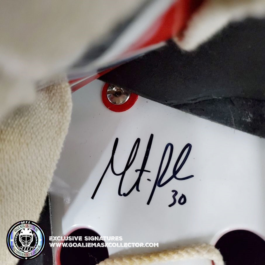 Martin Brodeur Game Worn Used Goalie Mask 2004 Gold Medal Team Canada World Cup Lefebvre CCM Shell + LOA From Brodeur Family + Photomatched + Signed & Inscribed AS-01481 - SOLD