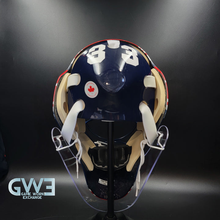 Patrick Roy Signed Goalie Mask Full Team Montreal Canadiens 1993 Stanley Cup Winning Team Autographed AS-03532