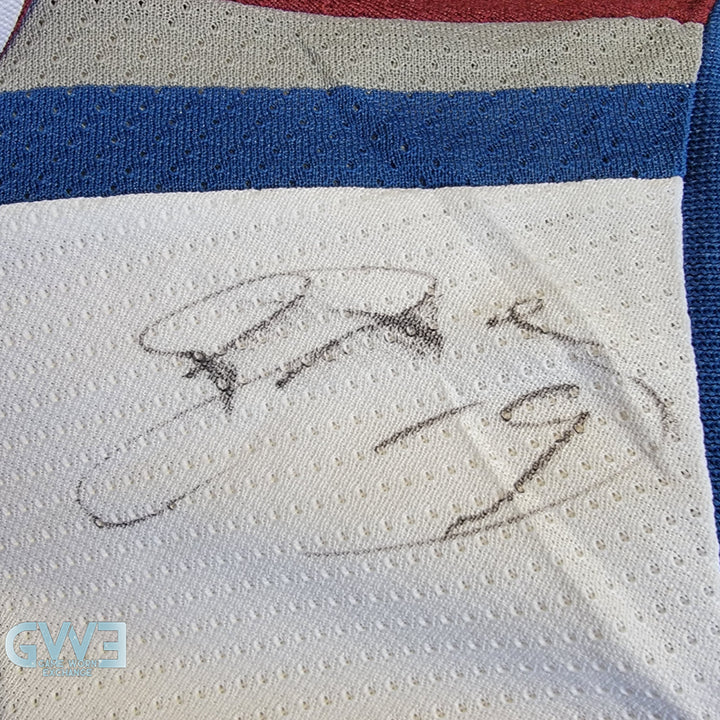 Patrick Roy 2001-2002 Colorado Avalanche Team-Signed Jersey CCM XL Autographed by Roy, Sakic, Forsberg, Blake, Hejduk AS-03522