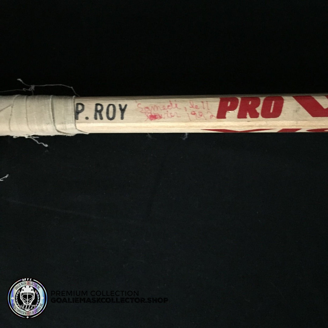 Patrick Roy Game Used VIC Stick Montreal Canadiens AS-02258 - SOLD